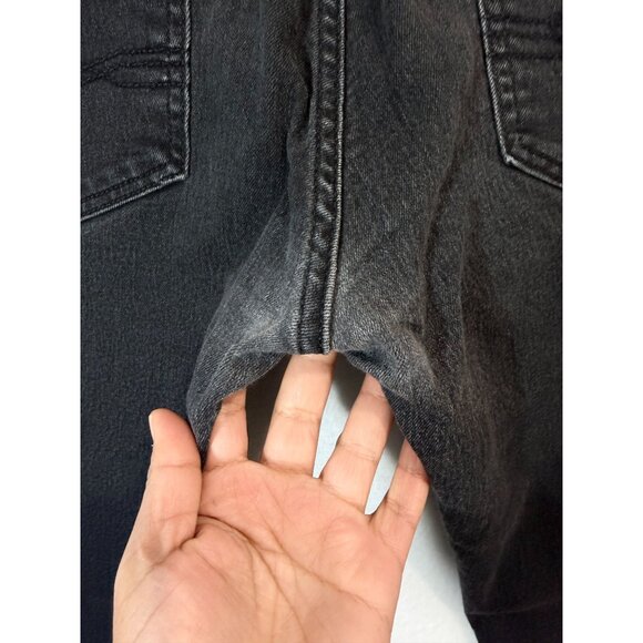 Denizen Levi's 216 Slim Jeans Men's W32 L32 Black Stretch Denim Faded Distressed - Picture 4 of 16